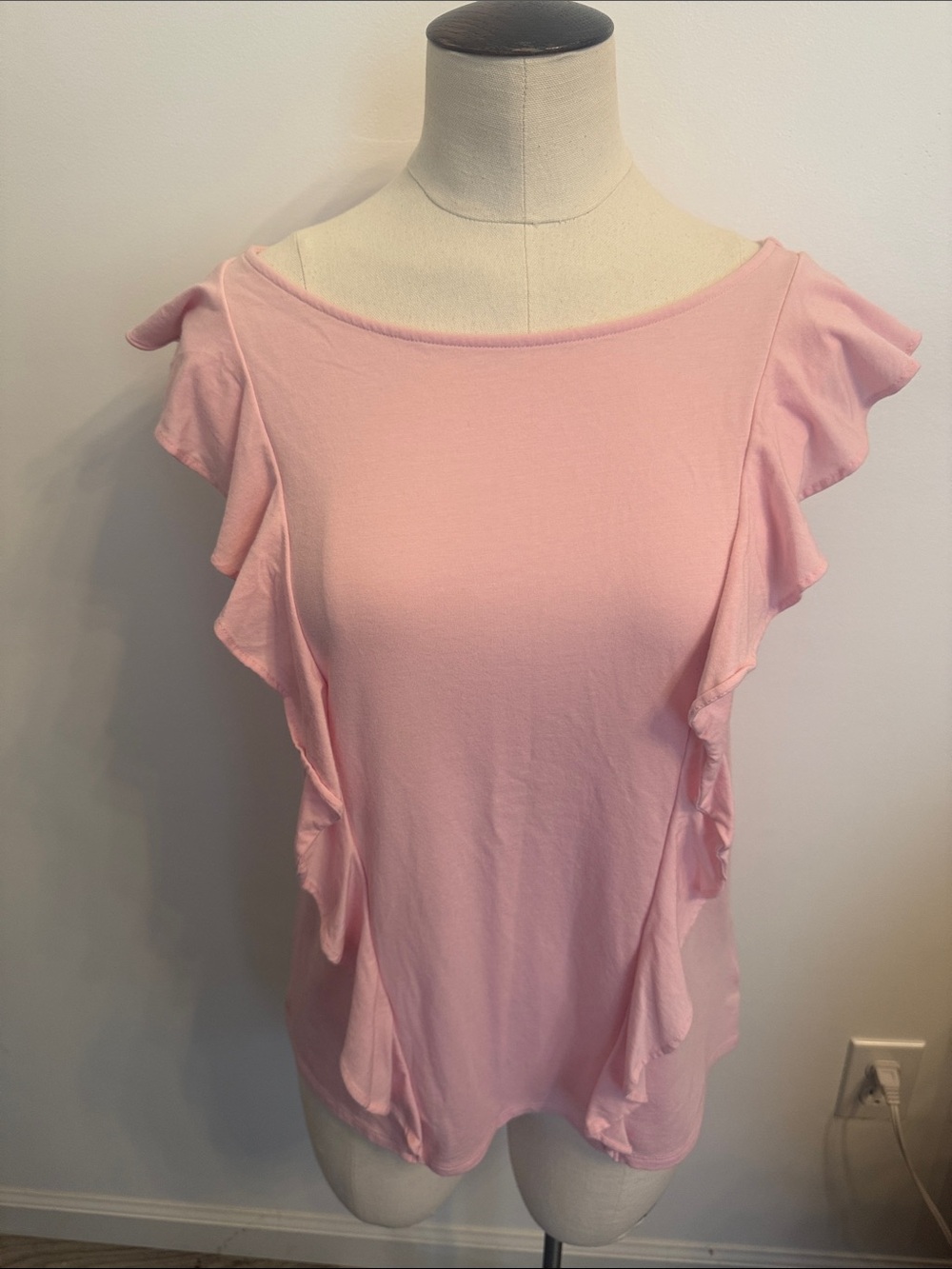 Lilly Pulitzer Pink Ruffle Tank Top